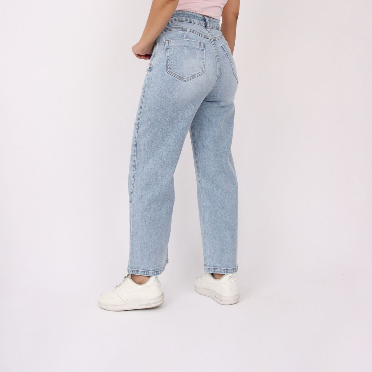 KAYRA POBLET - Jean Wide Leg Tiro Alto Mujer Kayra Poblet.