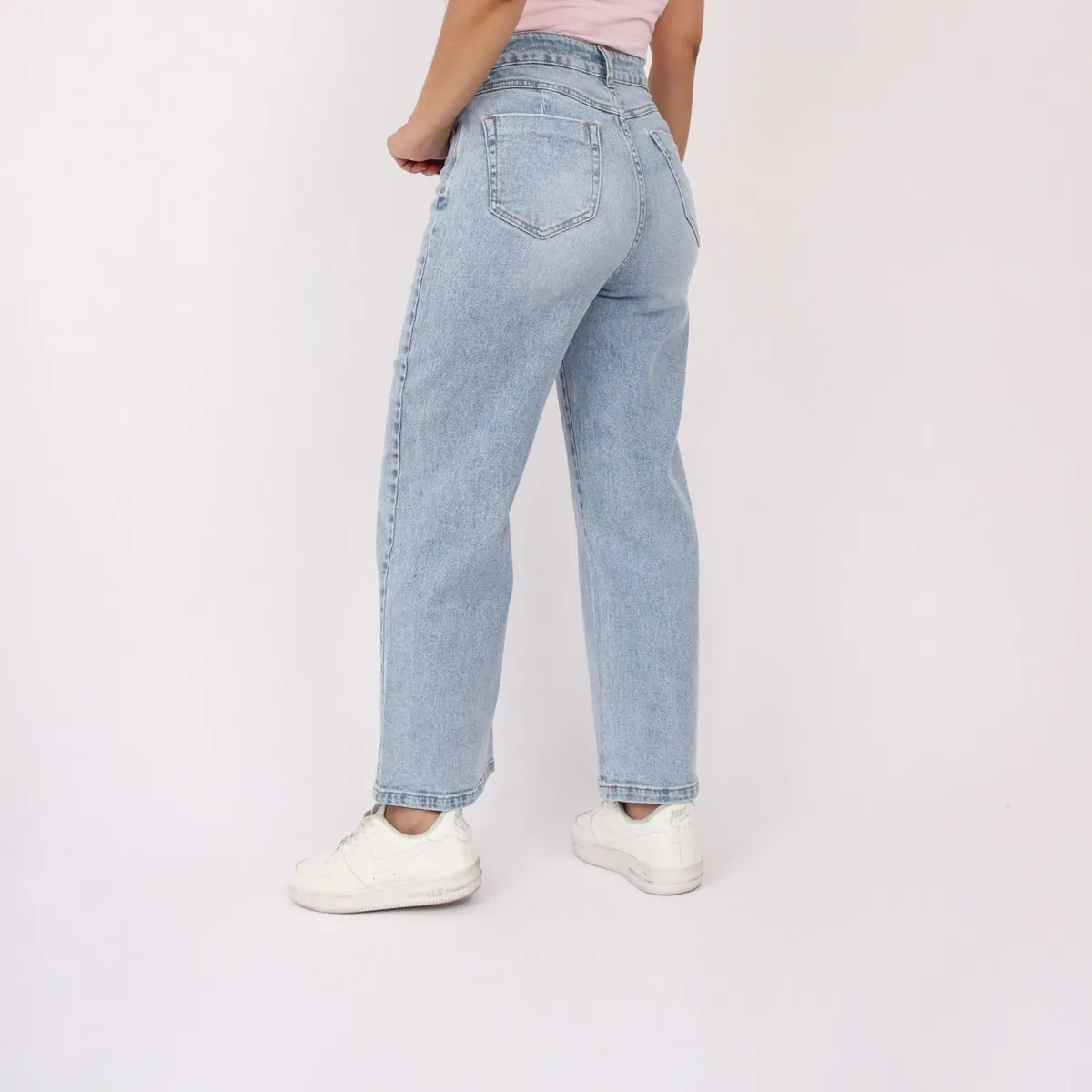 KAYRA POBLET - Jean Wide Leg Tiro Alto Mujer Kayra Poblet.