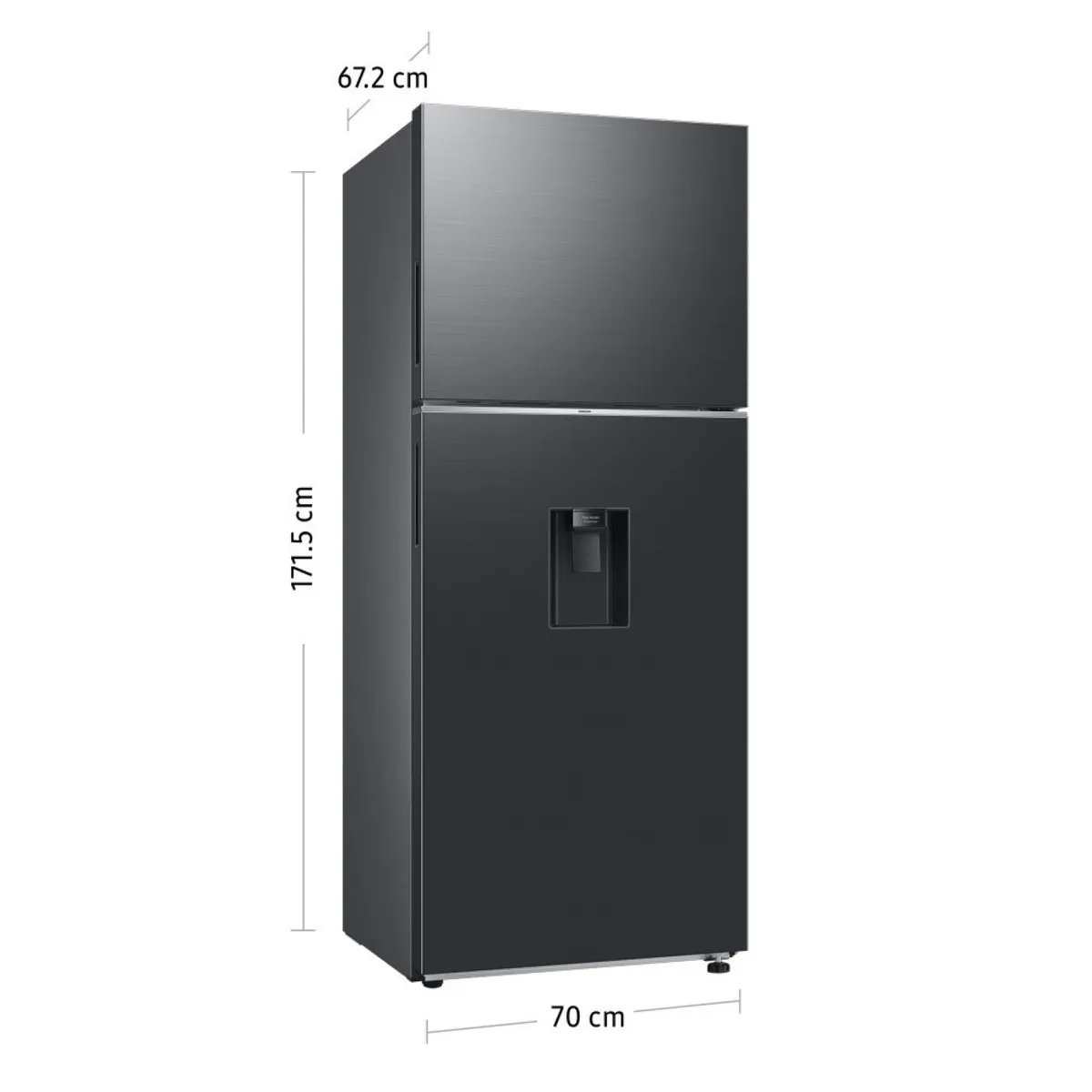 SAMSUNG - Refrigeradora Samsung 384L No Frost Negro