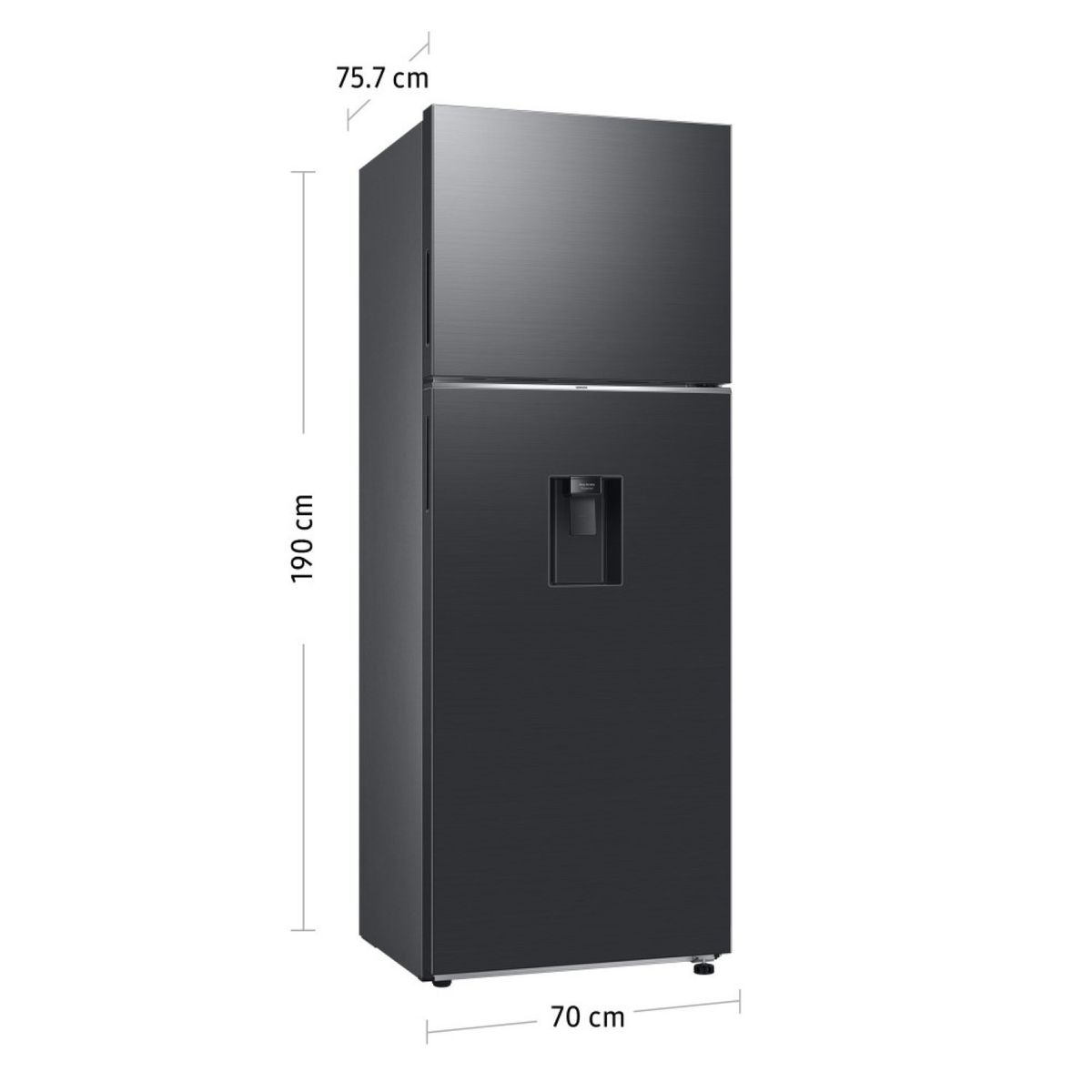 SAMSUNG - Refrigeradora Samsung Top Mount 517Lt RT53DG6750B1PE Negro