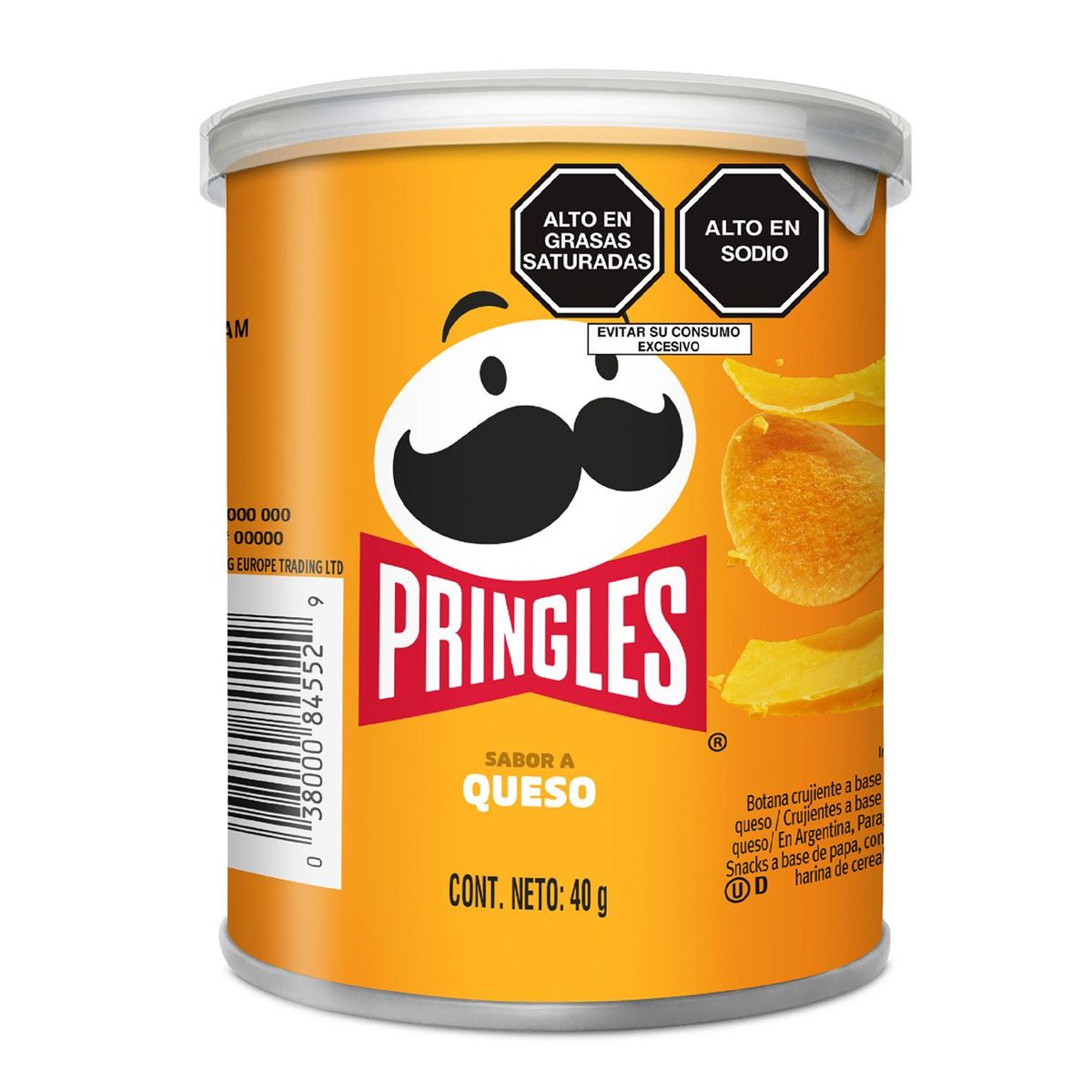 PRINGLES - Papas Pringles Queso 40gr
