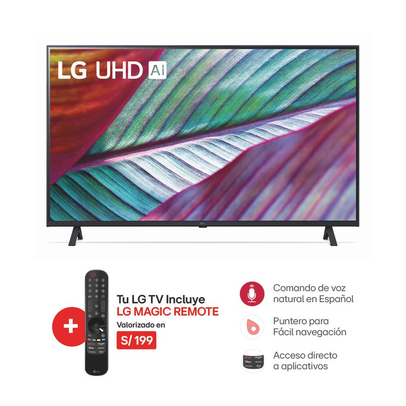 LG - Televisor 86" LG UHD 4K ThinQ AI 86UR8750PSA