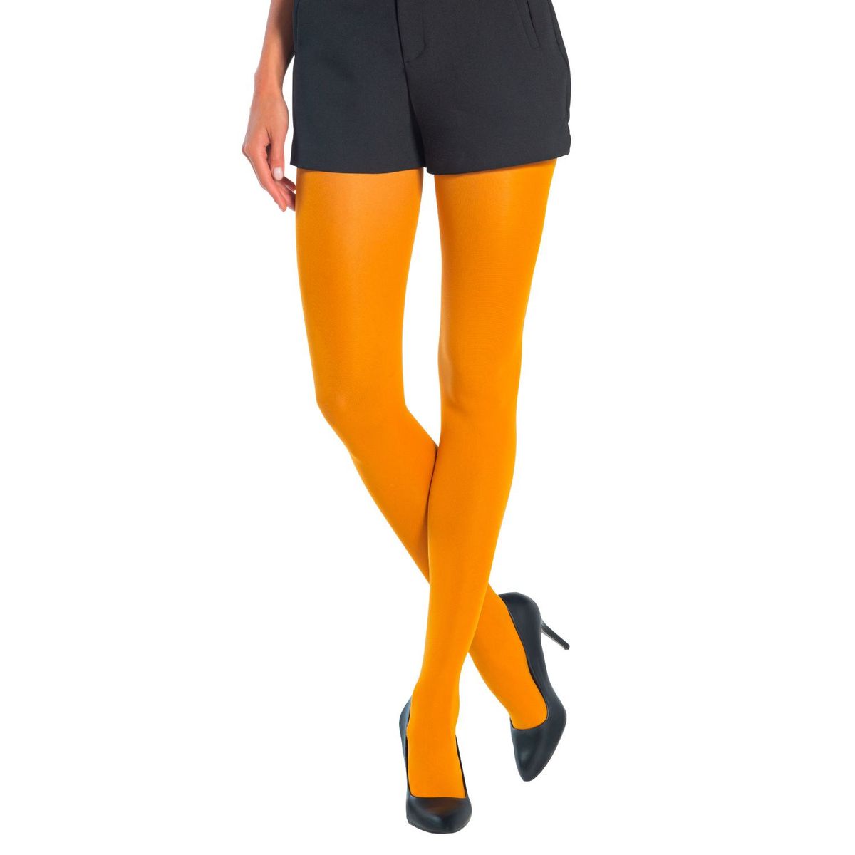 CAFFARENA - Panty Hivernal Semitransparente Mujer Caffarena