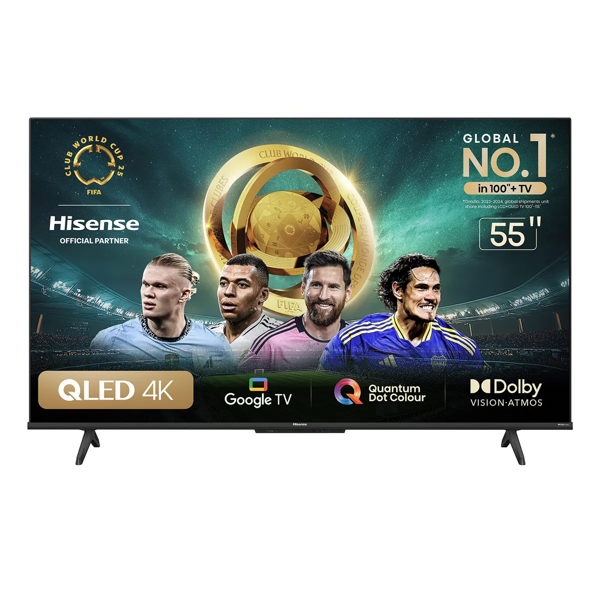 HISENSE - Televisor Hisense Qled 55 55q6n 4k Google Tv