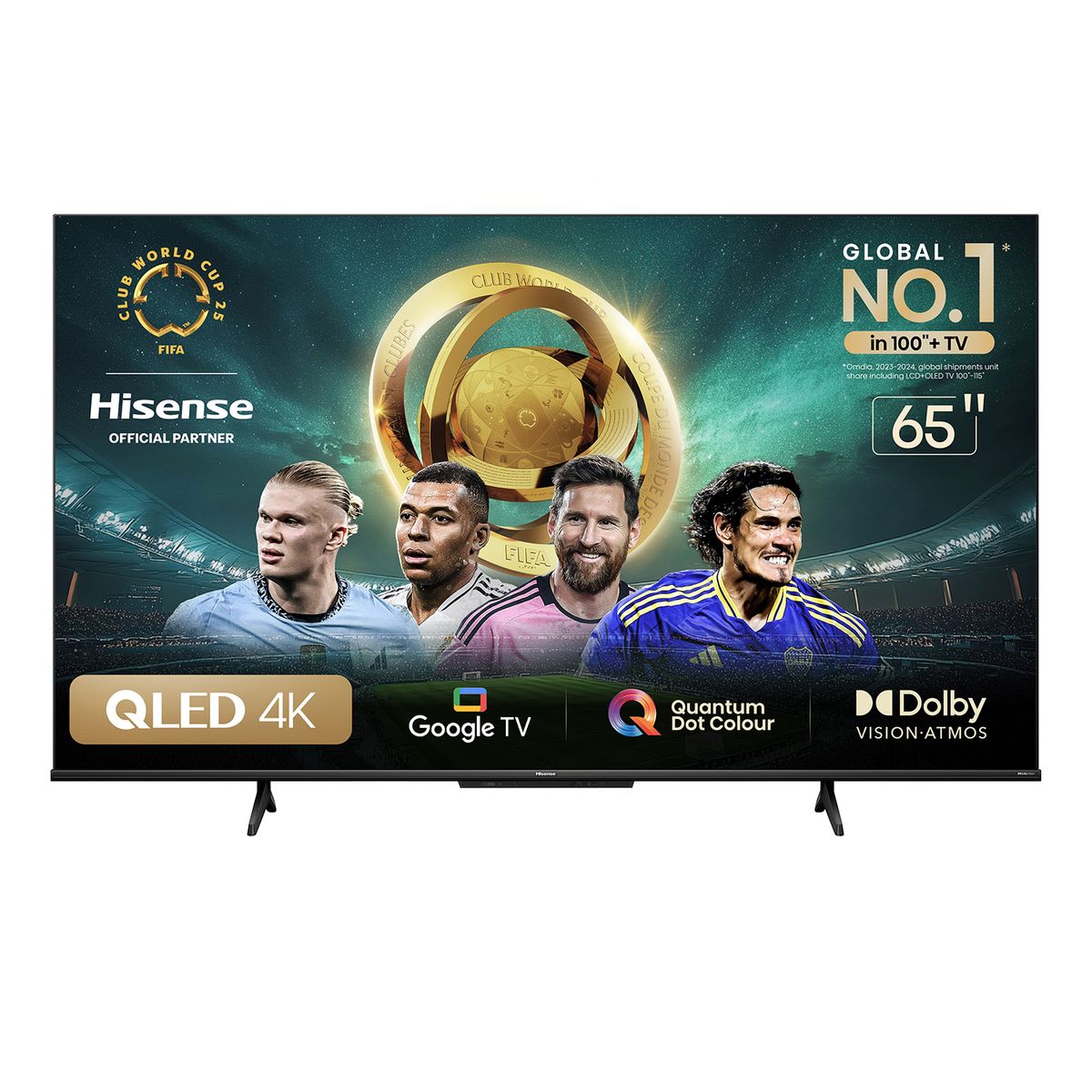 HISENSE - Televisor Hisense Qled 65 65q6n 4k Google Tv
