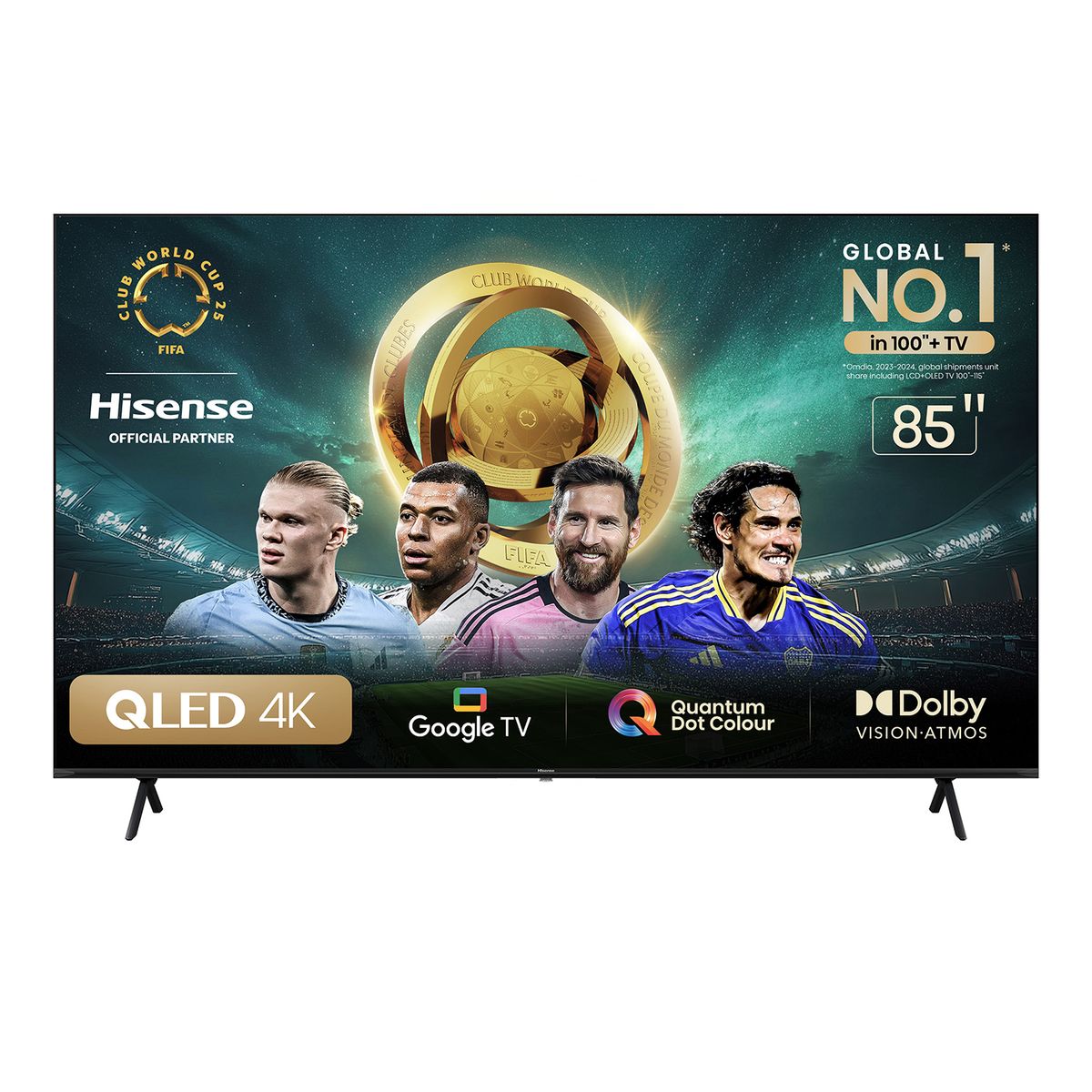 HISENSE - Televisor Hisense Qled 85 85q6n 4k Google Tv