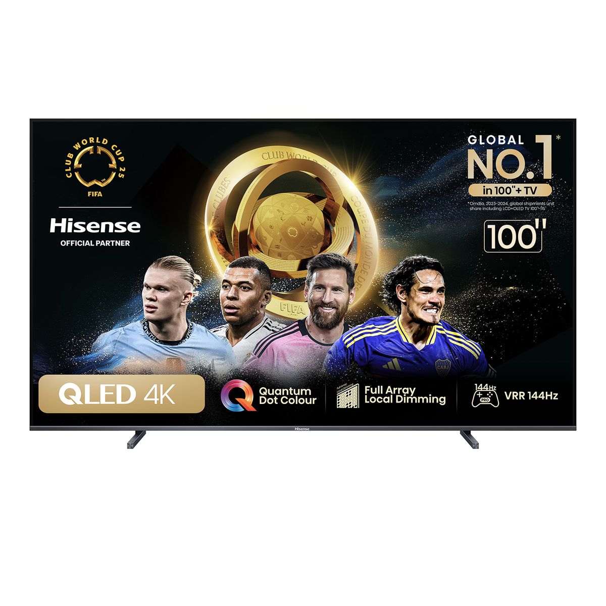 HISENSE - Televisor Hisense Qled 100" Google Tv 100U7N 4K UHD