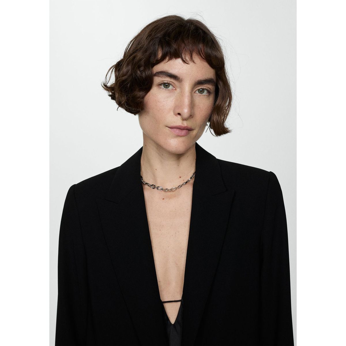 MANGO - Blazer Casual Mujer Mango