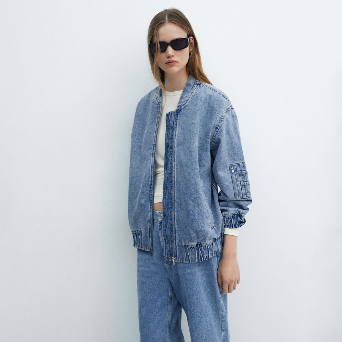 MANGO - Casaca 100% Algodón Mujer Mango