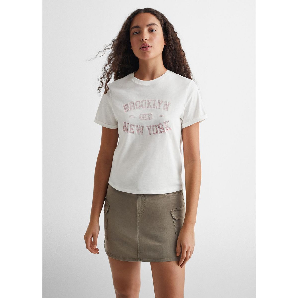 MANGO TEEN - Polo 100% Algodón Mujer Mango Teen