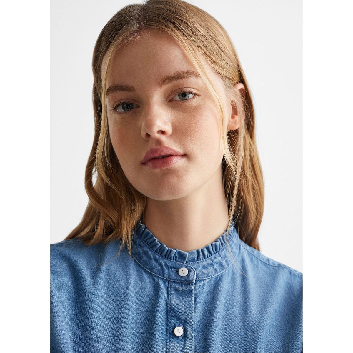 MANGO TEEN - Blusa 100% Algodón Mujer Mango Teen