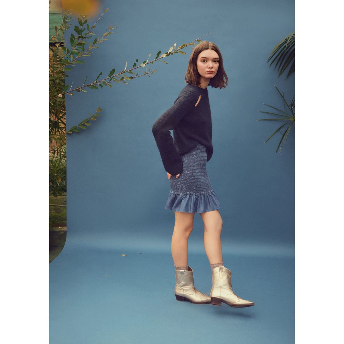 MANGO TEEN - Falda Mujer Mango Teen