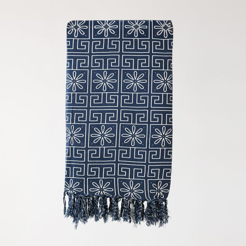 PANTAI - Pareo Griego Azul Oscuro Pantai