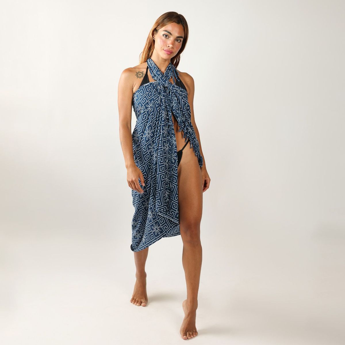 PANTAI - Pareo Griego Azul Oscuro Pantai