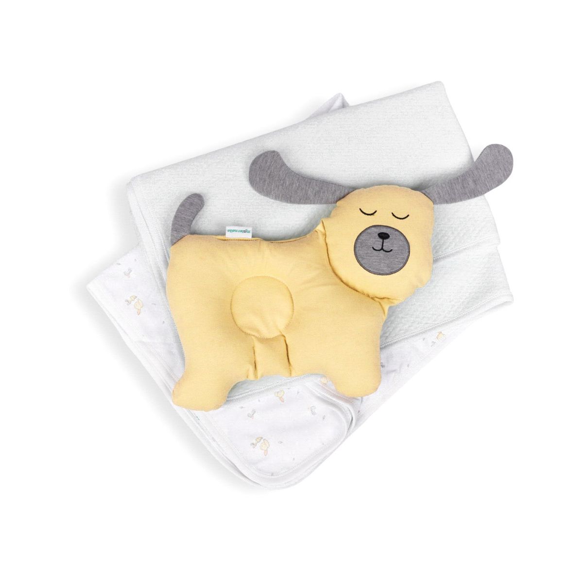 MATERNELLE - Almohada Bebe Anticabeza Plana Animalitos