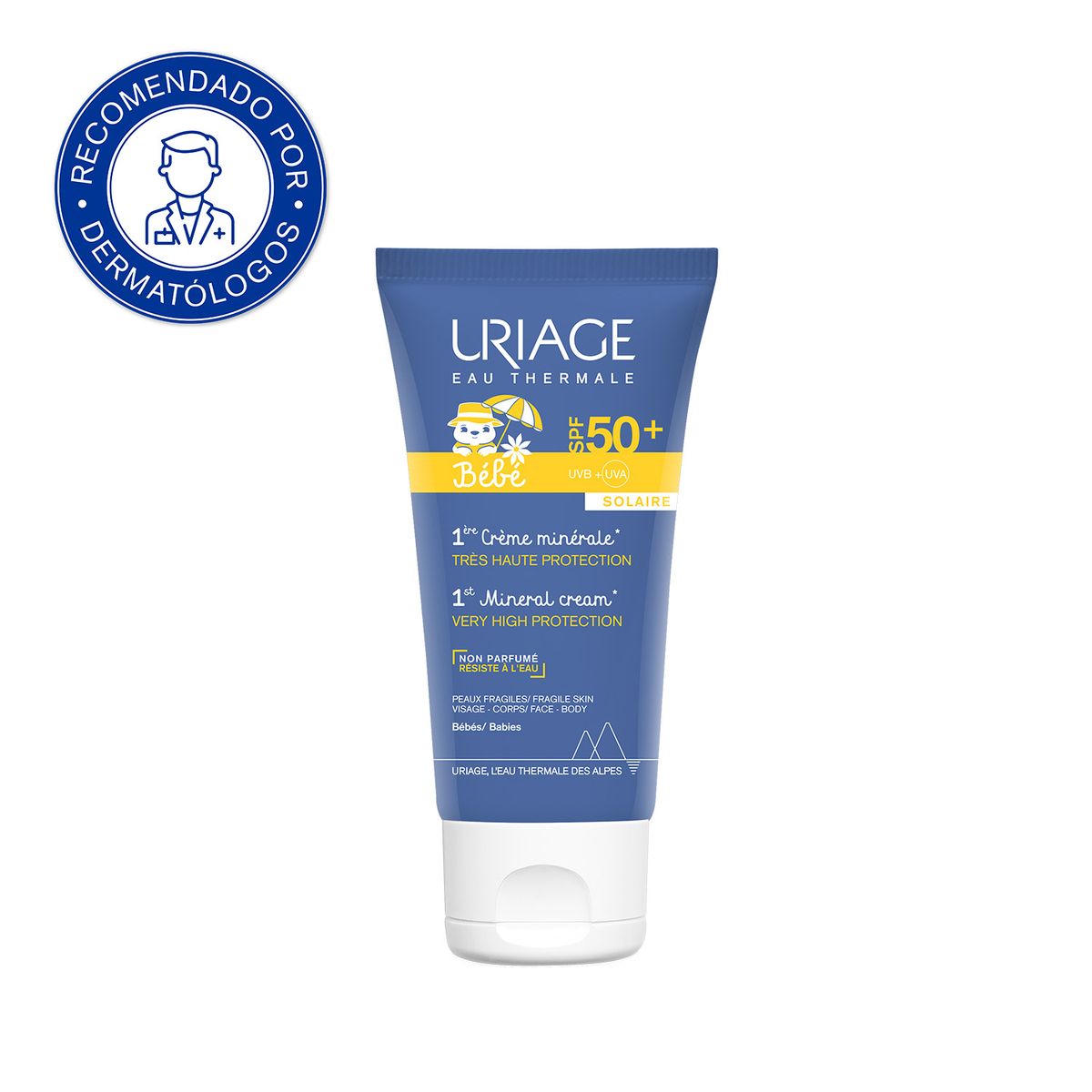 URIAGE - Uriage Bebé 1era Crema Mineral Spf50+ 50ml - Protección Solar Muy Alta Para Bebés