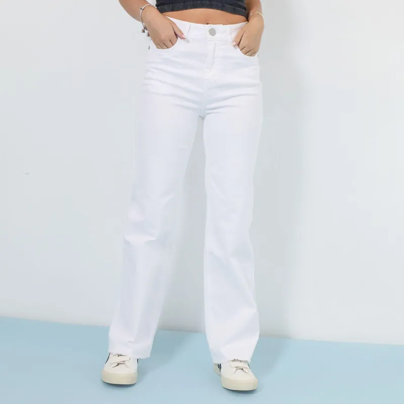 AMERICAN ABBEY - Jean Straight Tiro Alto Mujer American Abbey