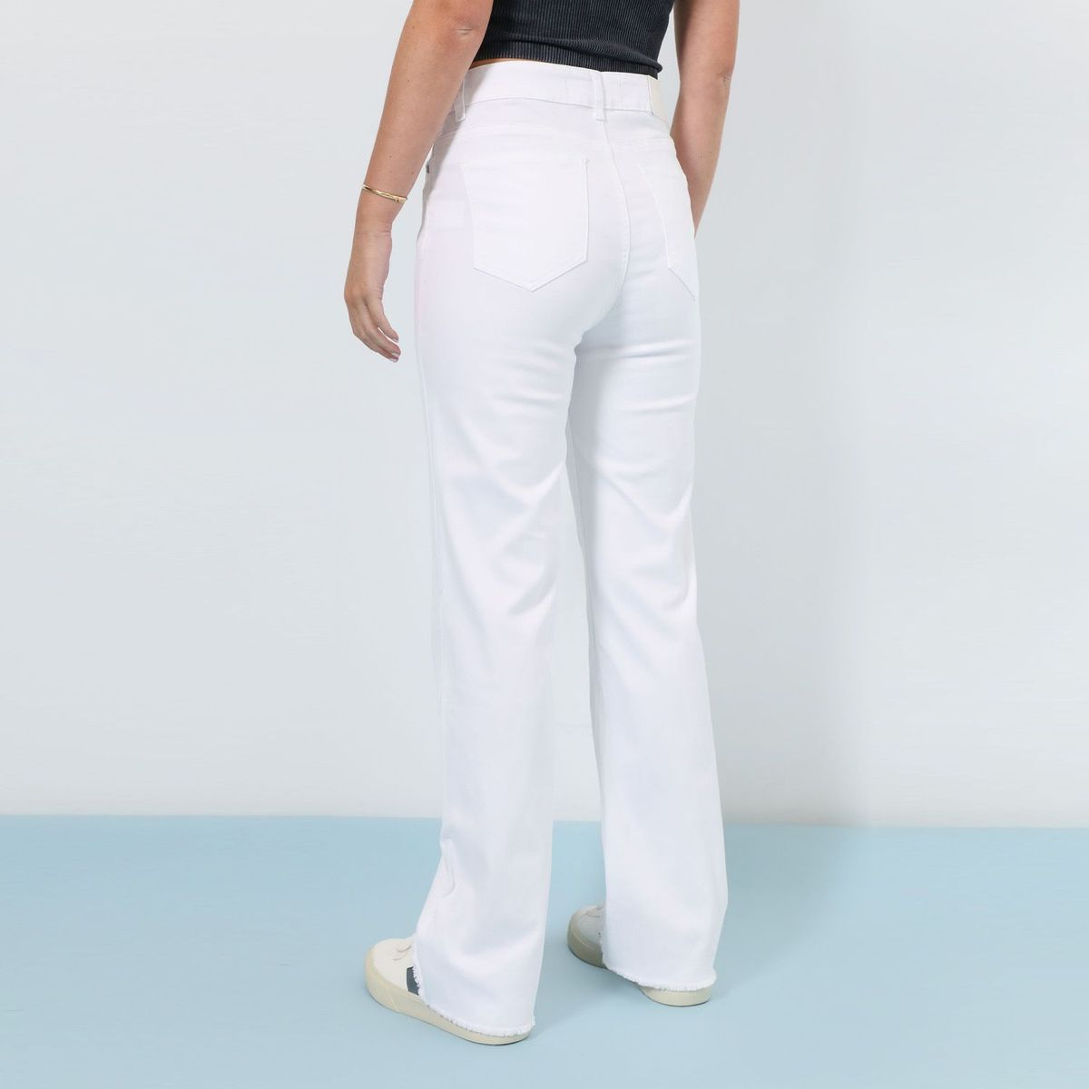 AMERICAN ABBEY - Jean Straight Tiro Alto Mujer American Abbey.