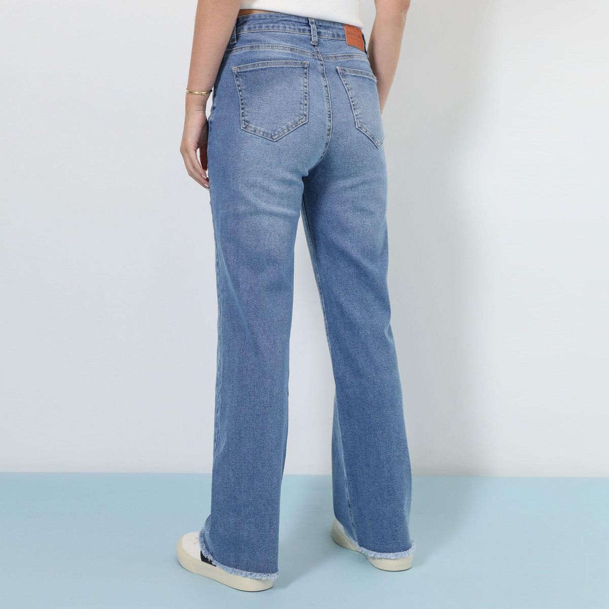 AMERICAN ABBEY - Jean Straight Tiro Alto Mujer American Abbey.