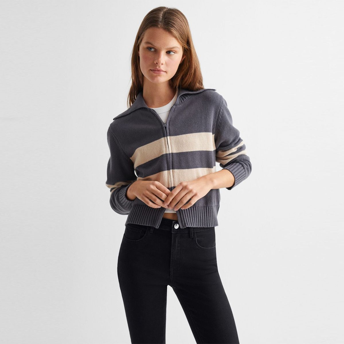 MANGO TEEN - Jean Algodón Mujer Mango Teen