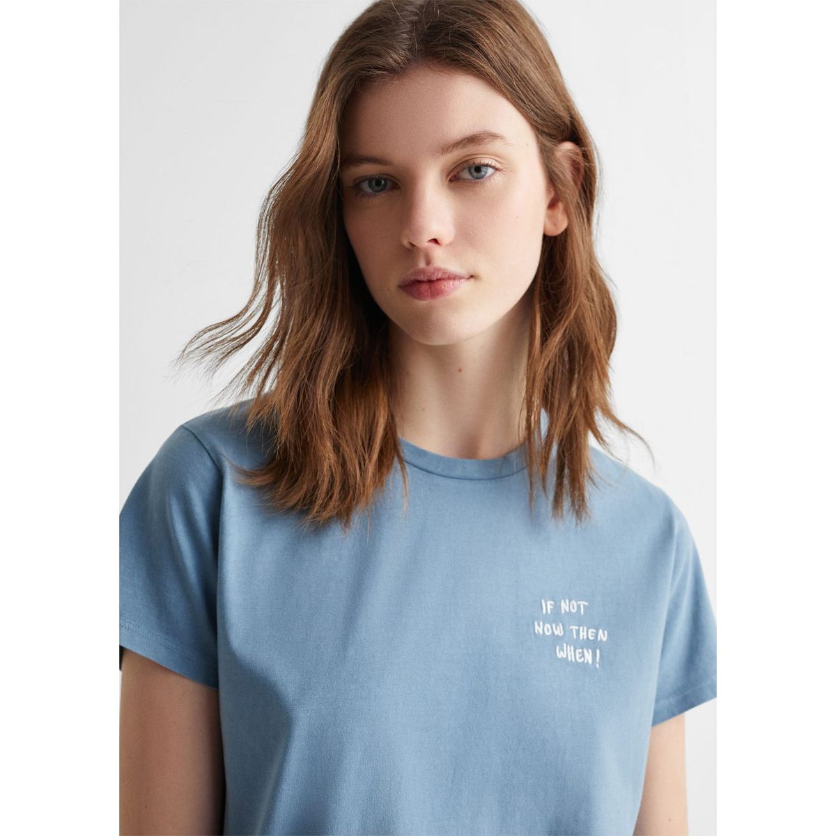 MANGO TEEN - Polo 100% Algodón Mujer Mango Teen