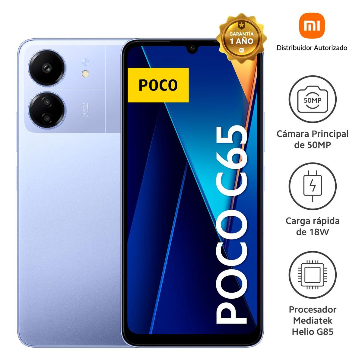 XIAOMI - Celular Xiaomi POCO C65 8GB RAM 256GB.