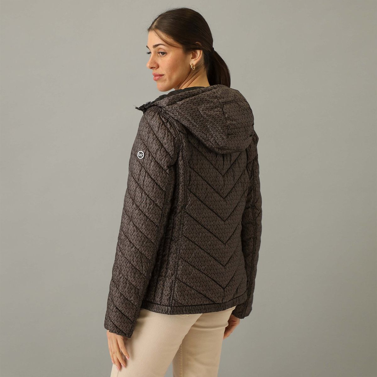 MICHAEL KORS - Casaca Impermeable Reversible Mujer Michael Kors