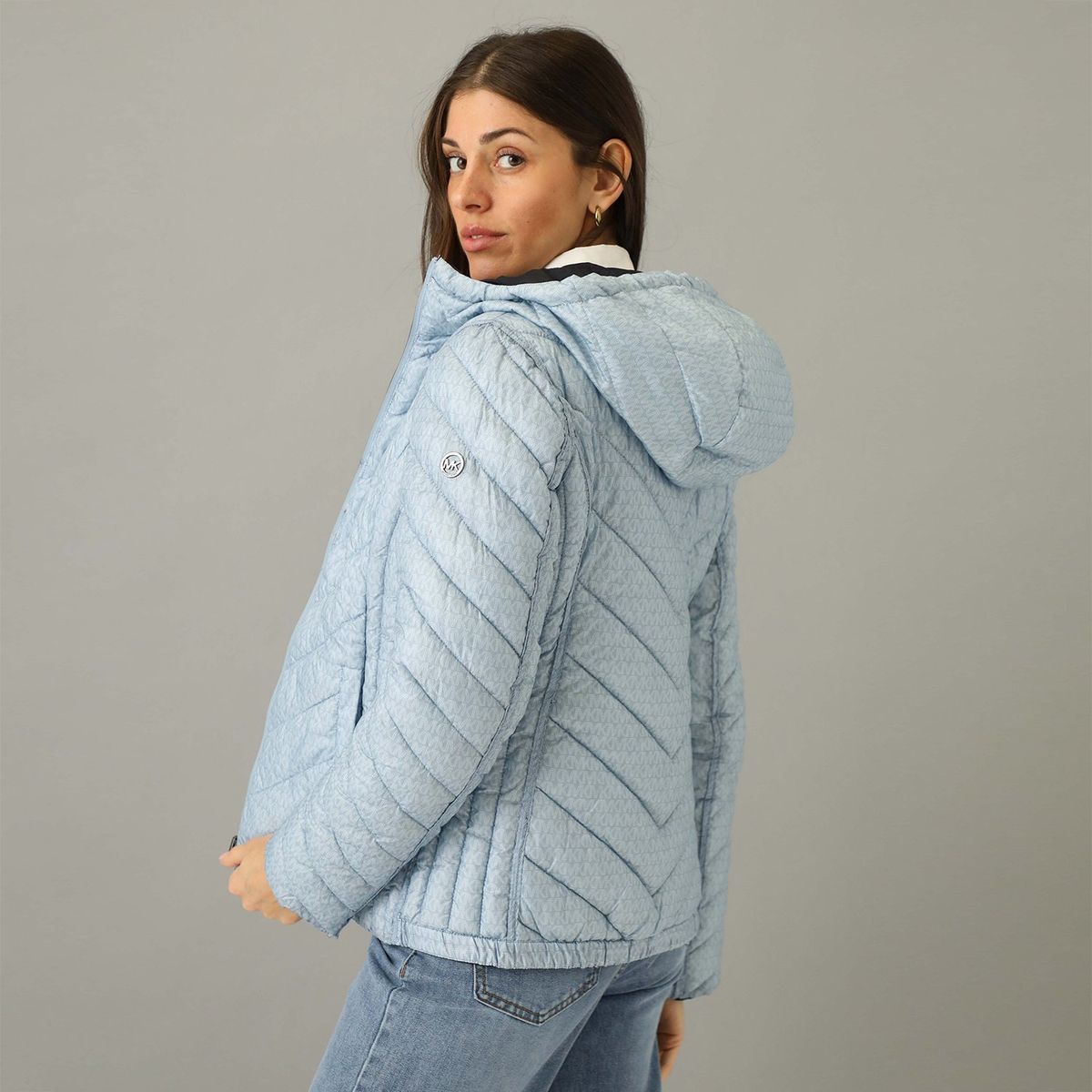 MICHAEL KORS - Casaca Impermeable Reversible Mujer Michael Kors