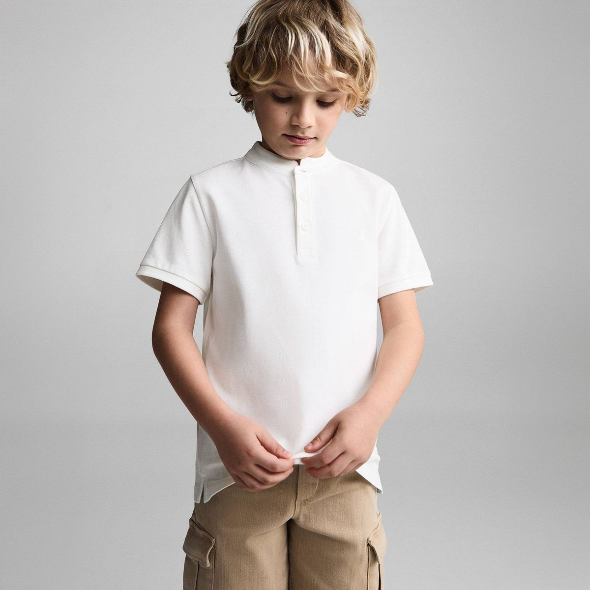 MANGO KIDS - Polo Niño Manga Corta Algodón Mango Kids