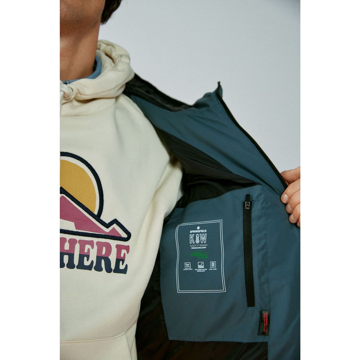 SPRINGFIELD - Casaca Impermeable Hombre Springfield