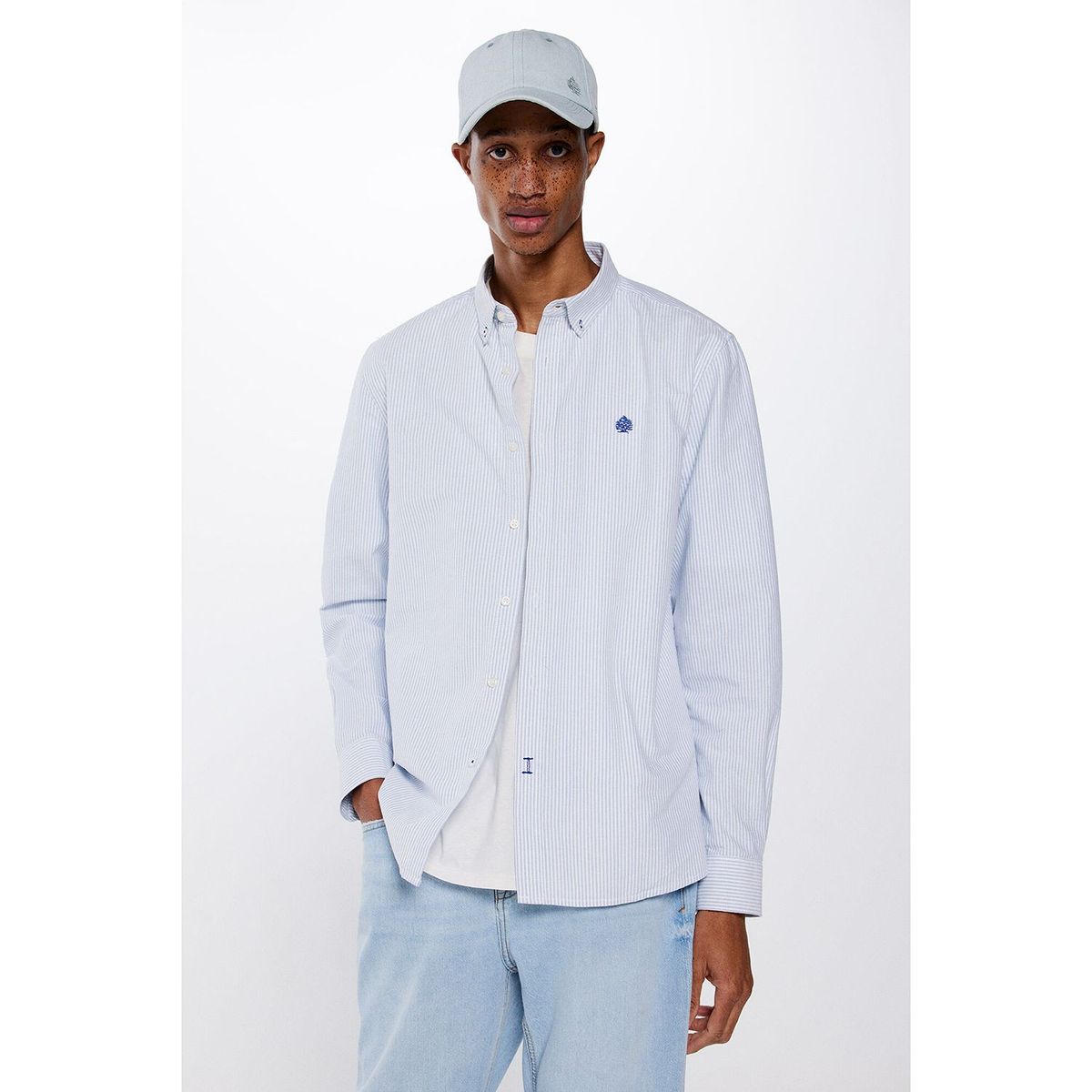 SPRINGFIELD - Camisa Manga Larga 100% Algodón Hombre Springfield