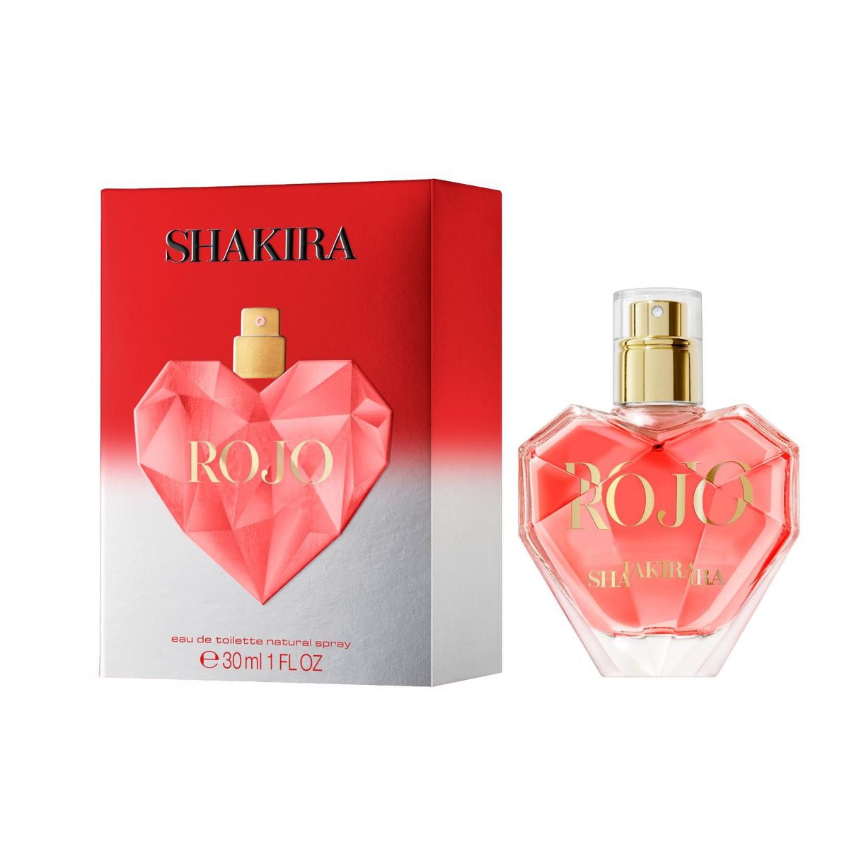 SHAKIRA - On the Go Rojo Eau de Parfum 30ml Shakira Mujer