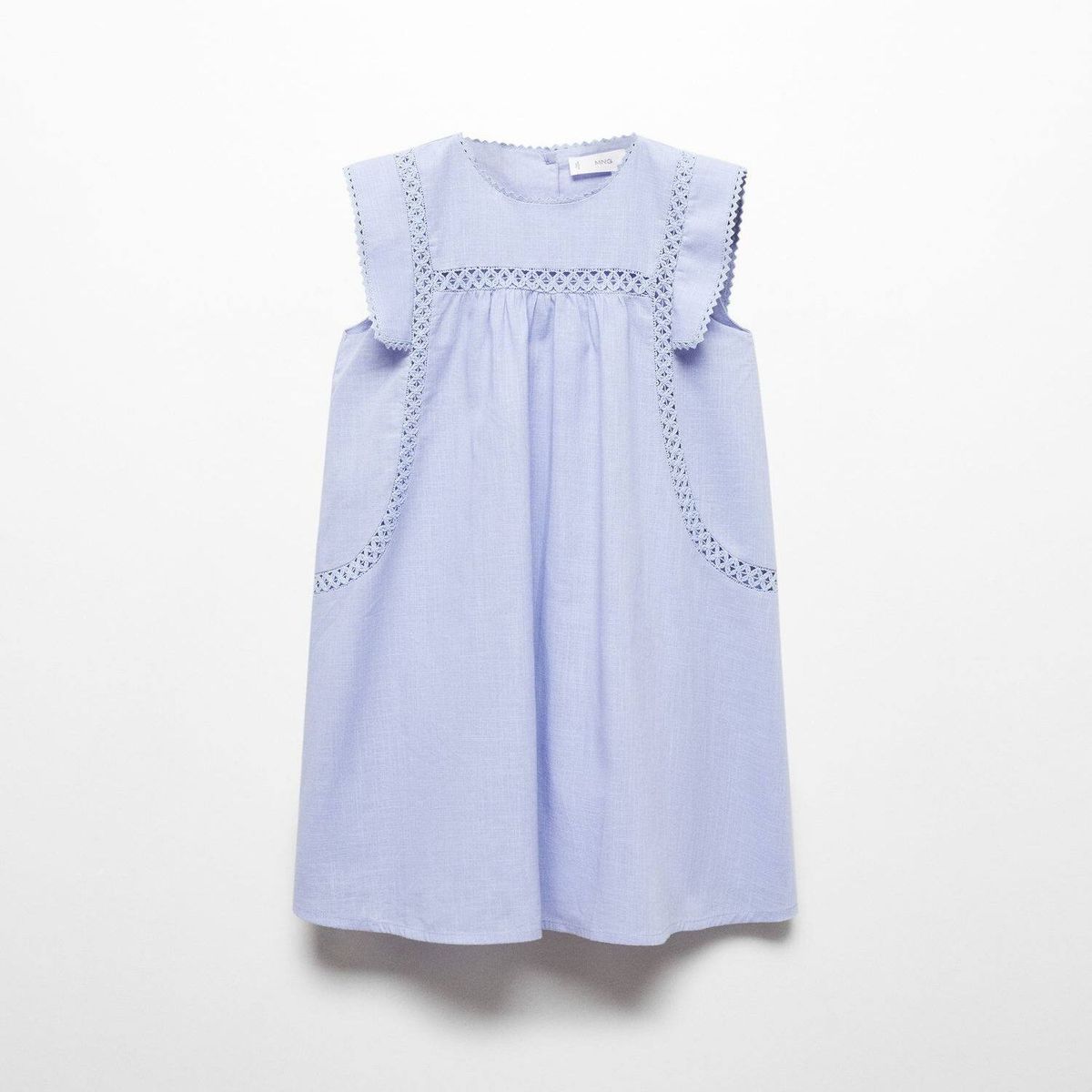 MANGO KIDS - Vestido Bebé Niña Manga Corta Algodón Mango Kids