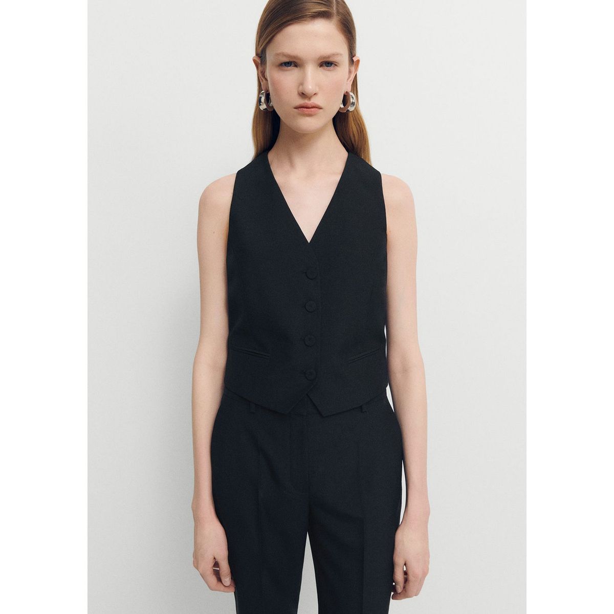 MANGO - Pantalón Casual Mujer Mango