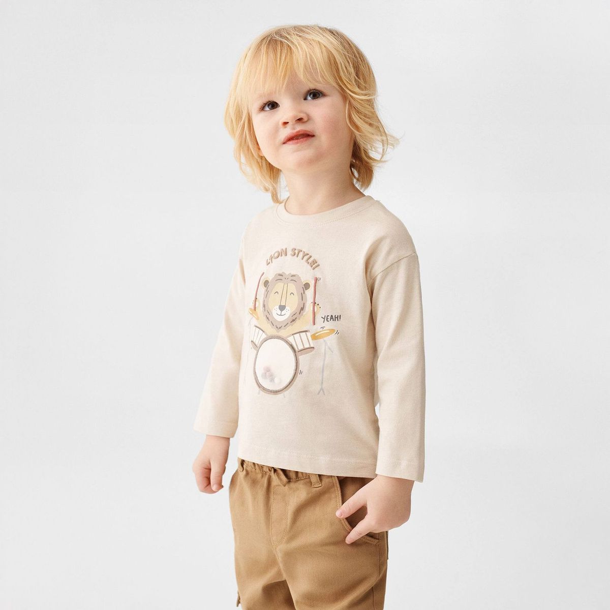 MANGO KIDS - Polo Bebé Niño Manga Larga Algodón Mango Kids