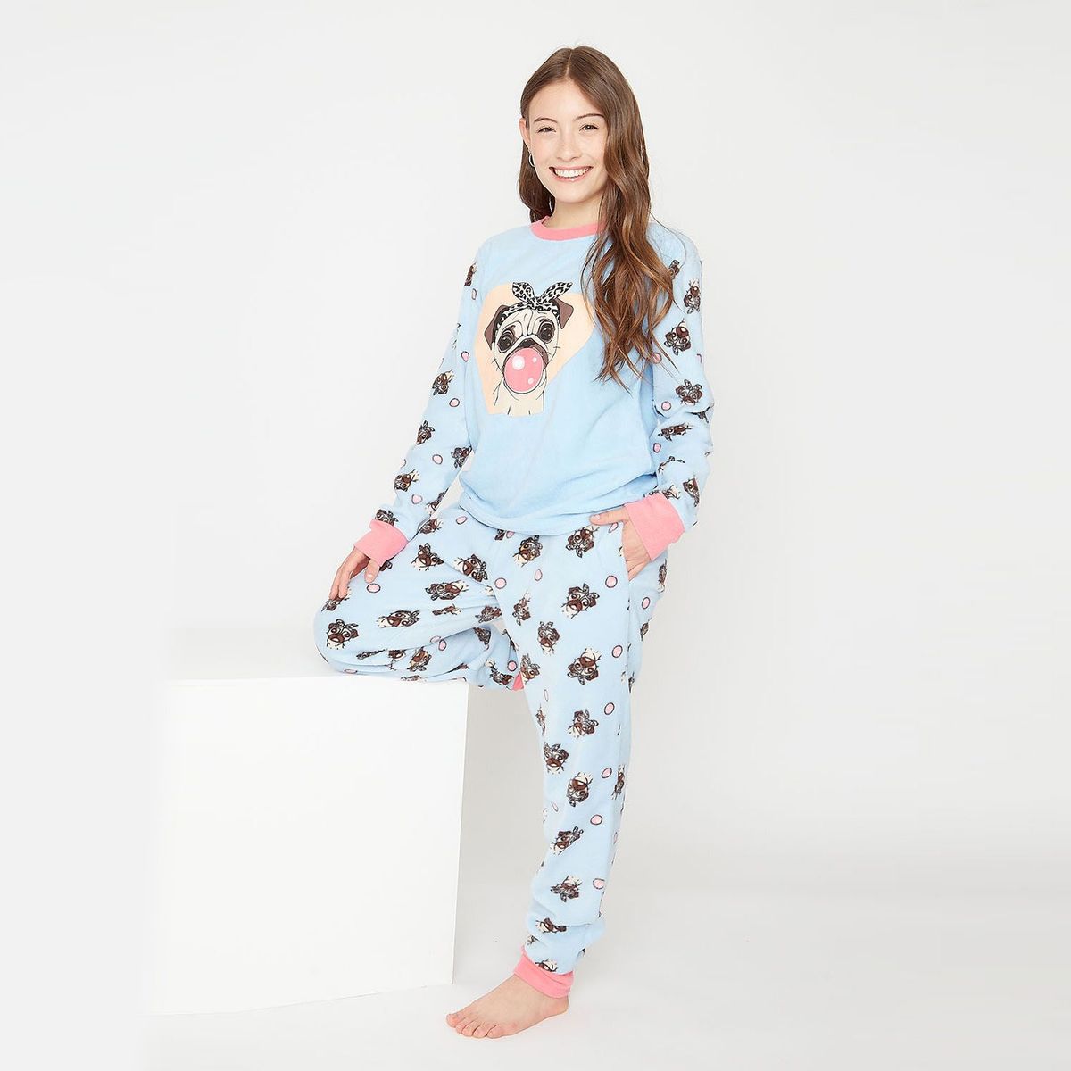 KAYSER - Pijama Niña Manga Larga Polar Kayser