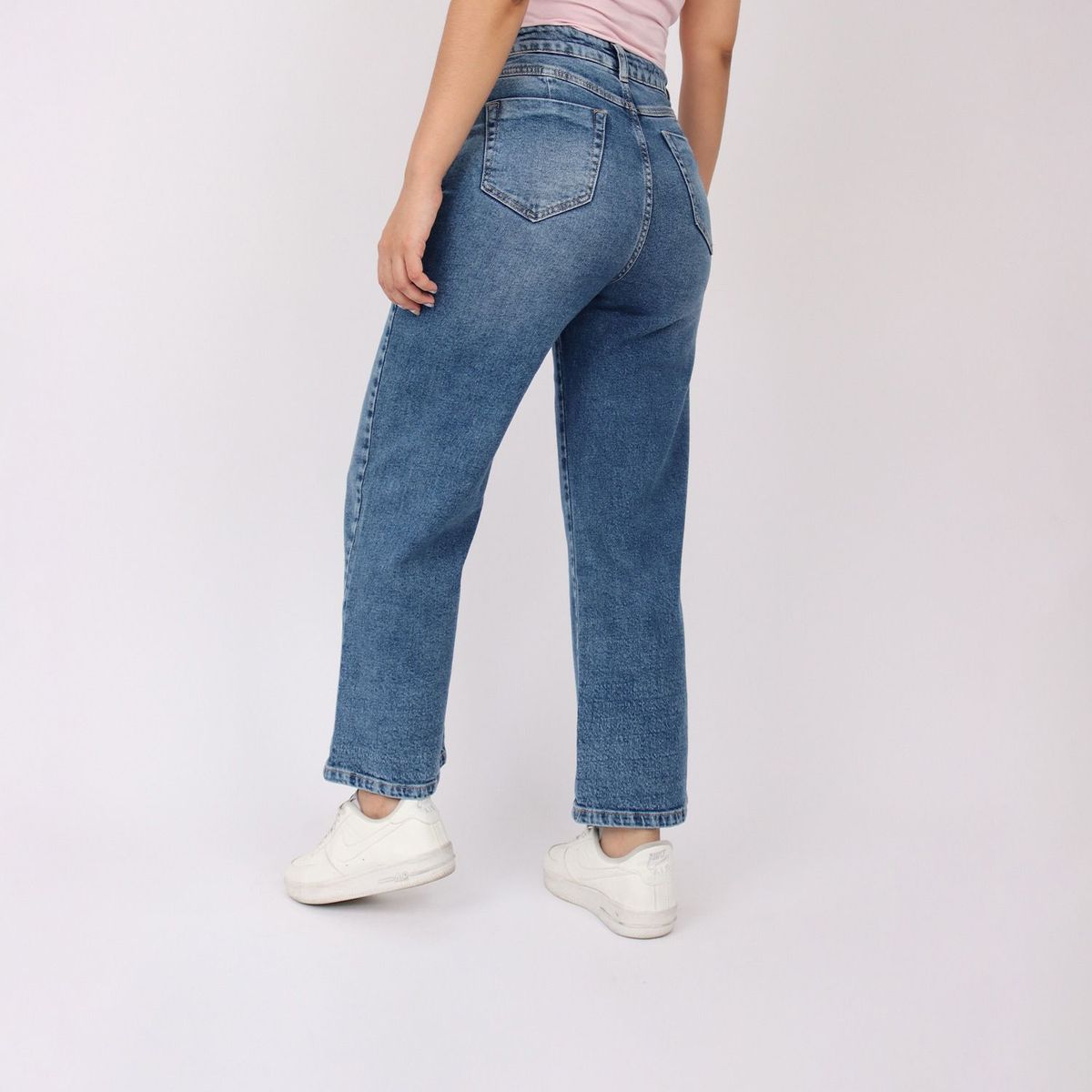 KAYRA POBLET - Jean Wide Leg Tiro Alto Mujer Kayra Poblet