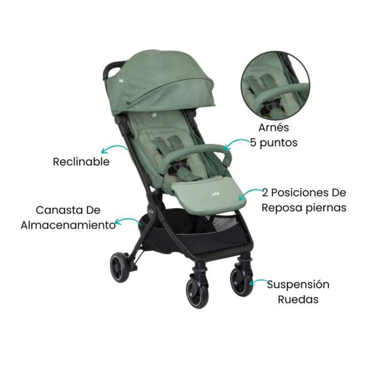 JOIE - Coche De Paseo Para Bebés Joie