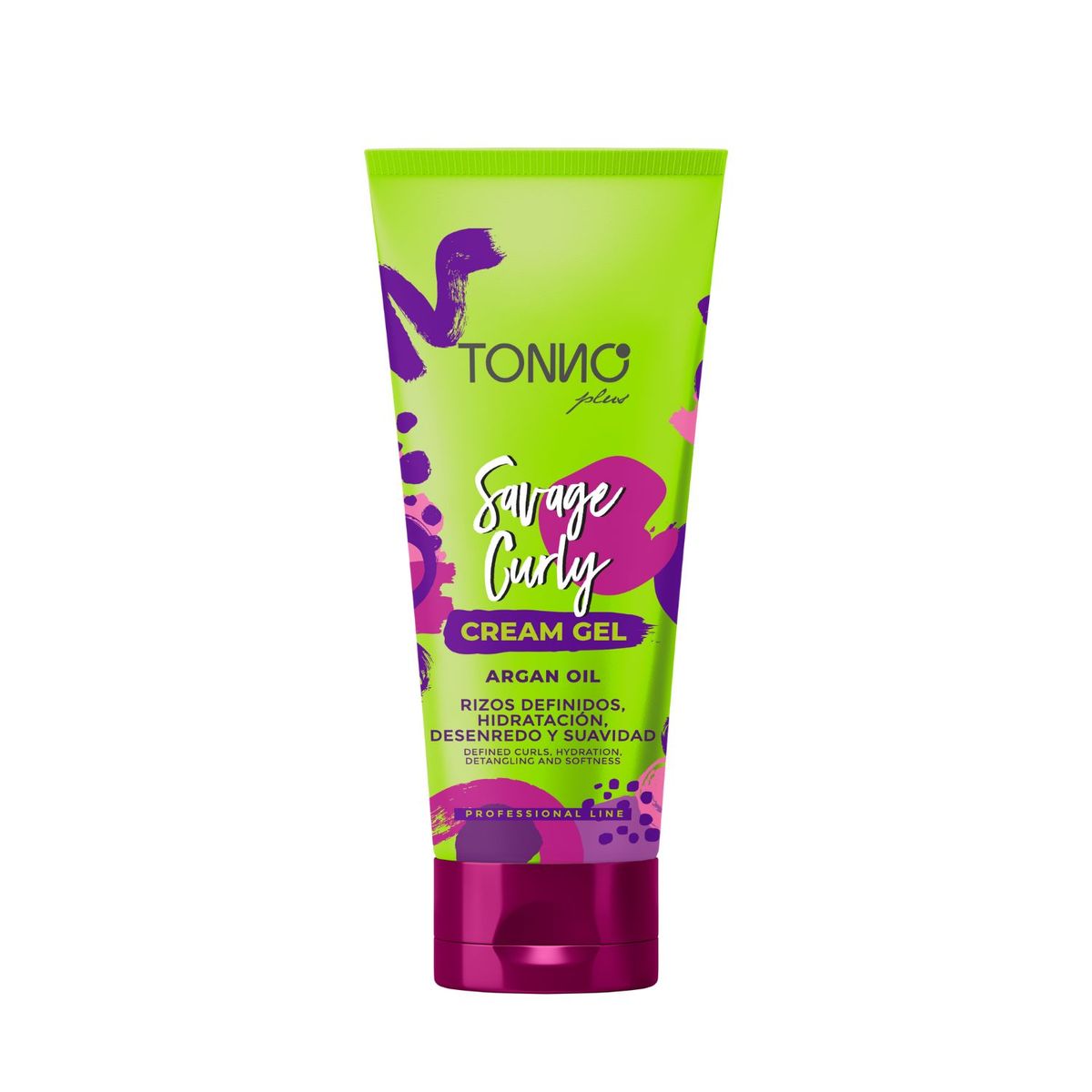 TONNO PLUS - Crema para Peinar Savage Curly para Cabello Rizado 180 ml Tonno Plus