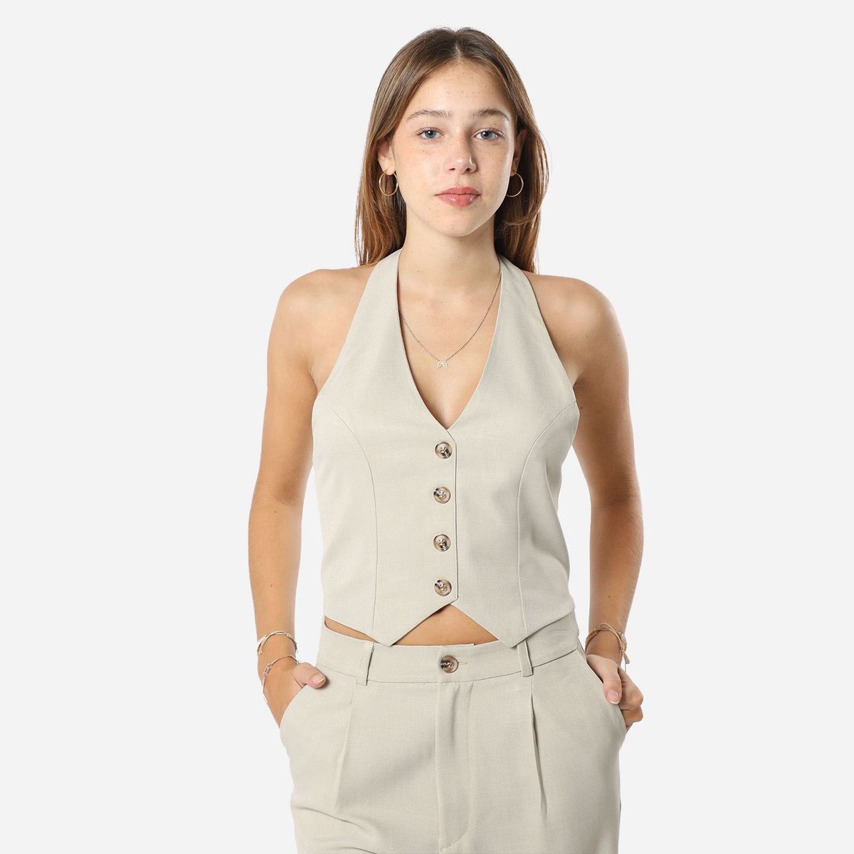 SYBILLA - Chaleco Casual Mujer Sybilla