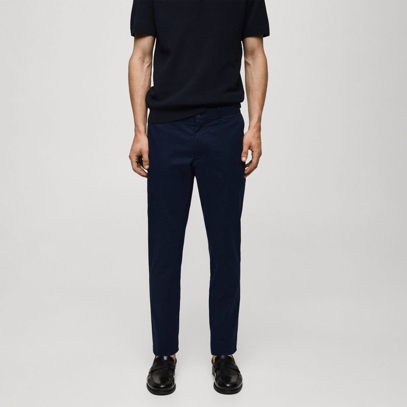 MANGO - Pantalón Algodón Hombre Mango