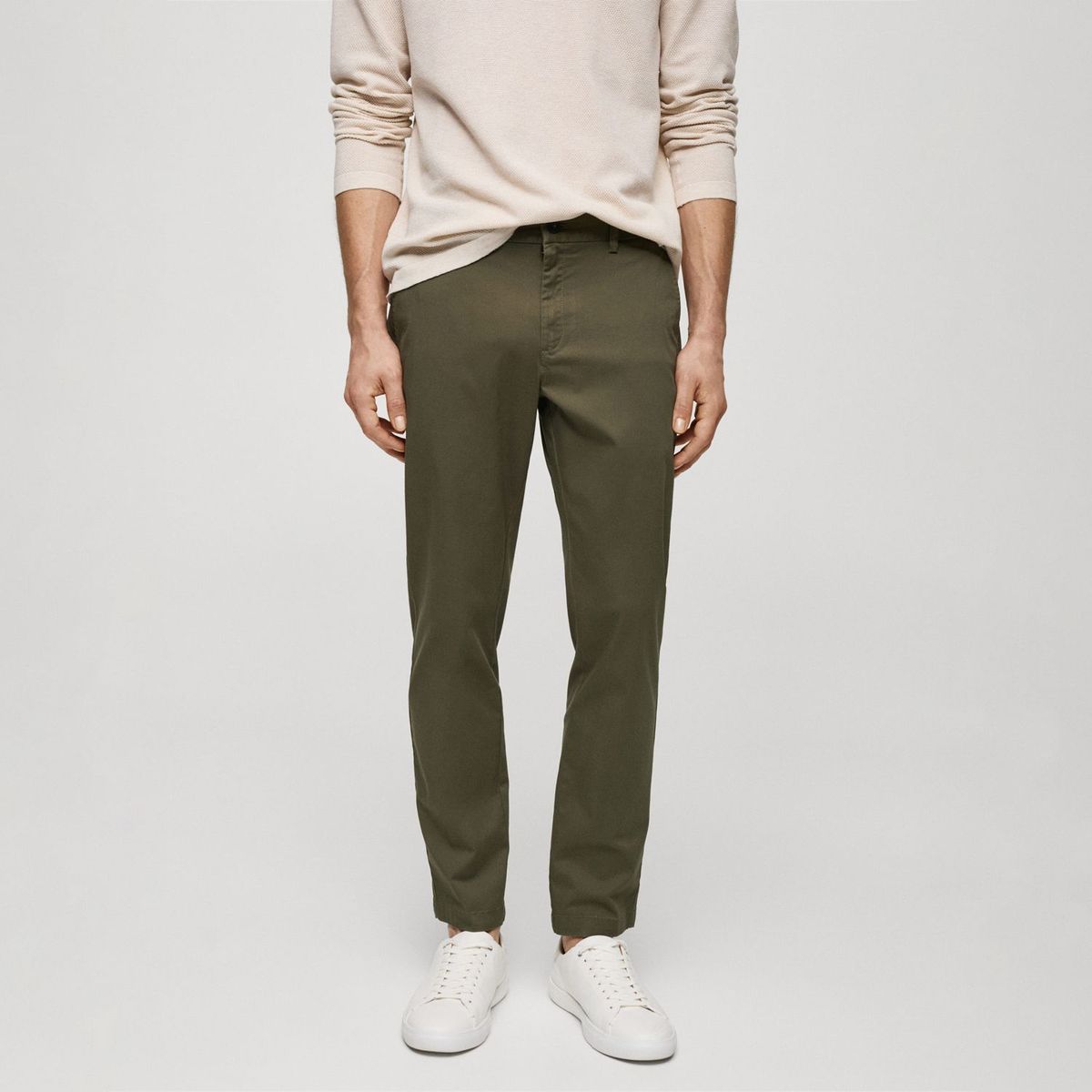 MANGO - Pantalón Algodón Hombre Mango