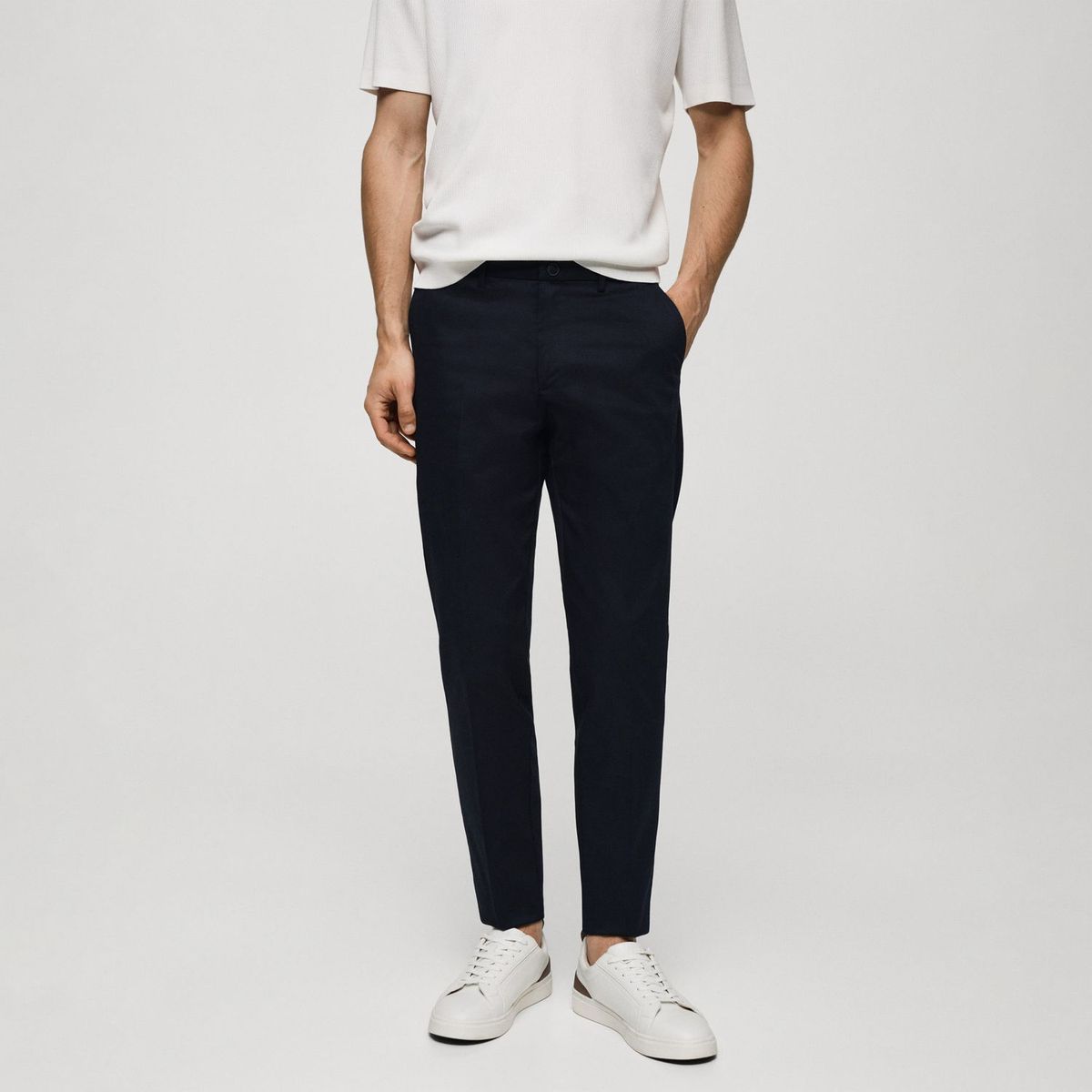 MANGO - Pantalón Algodón Hombre Mango