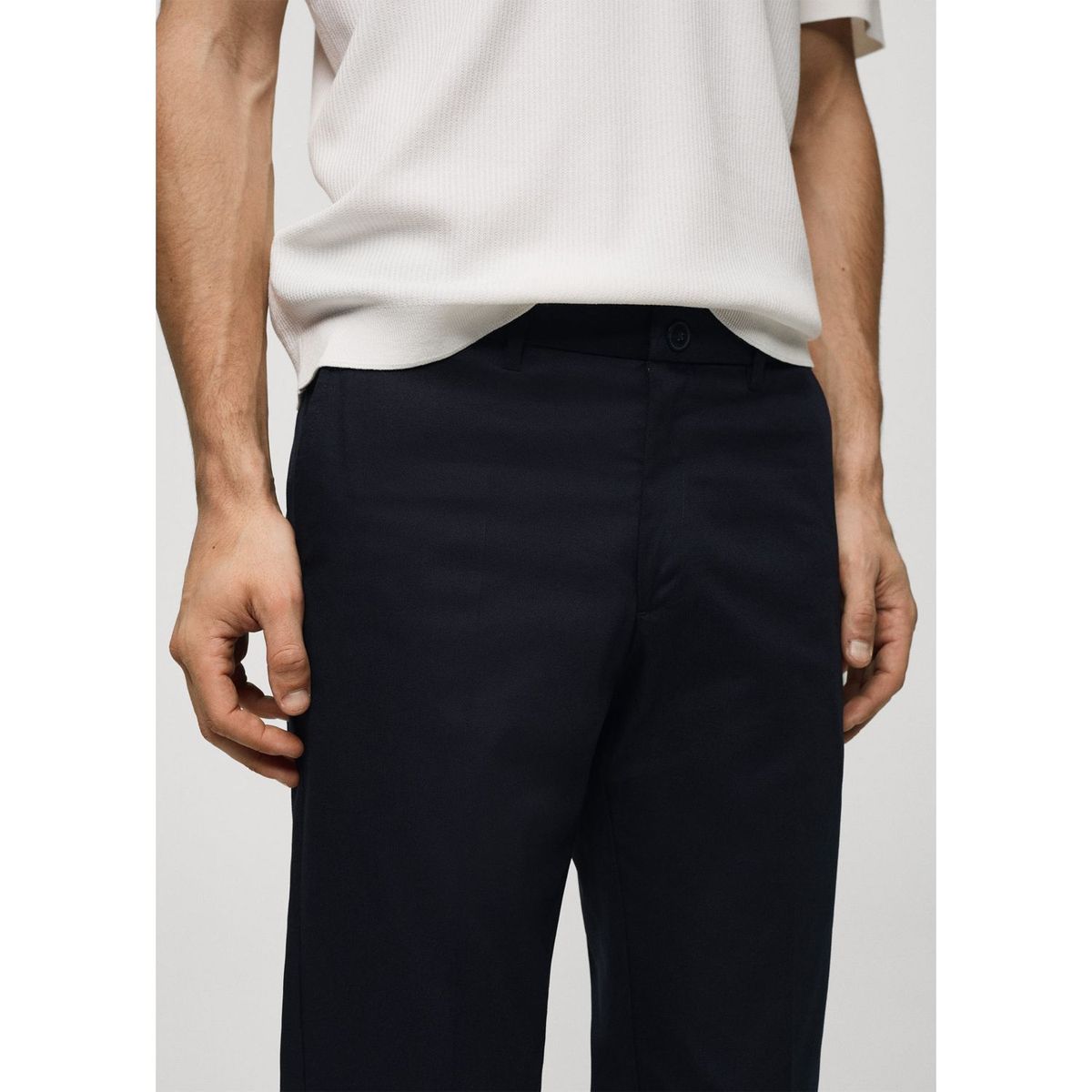 MANGO - Pantalón Algodón Hombre Mango
