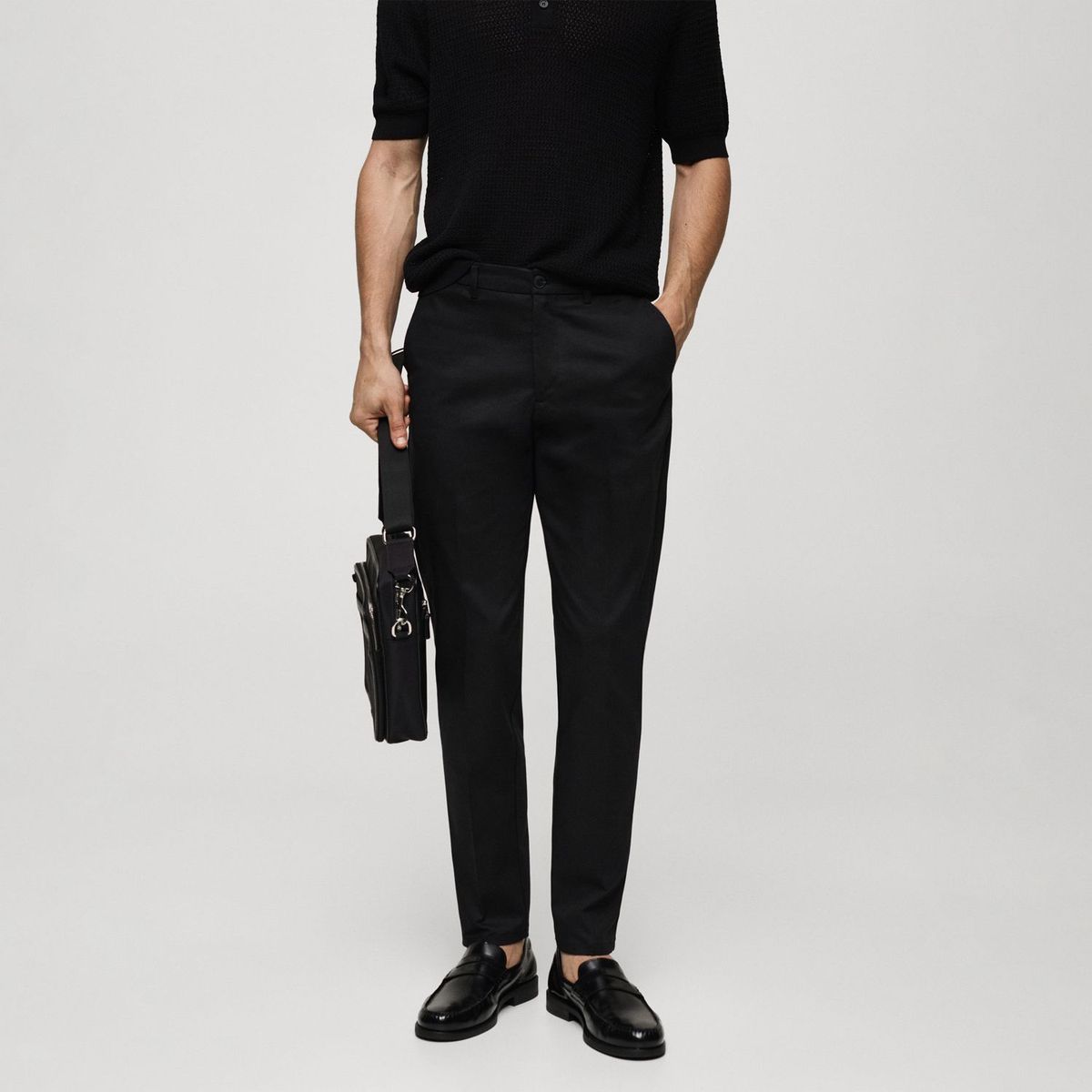 MANGO - Pantalón Algodón Hombre Mango