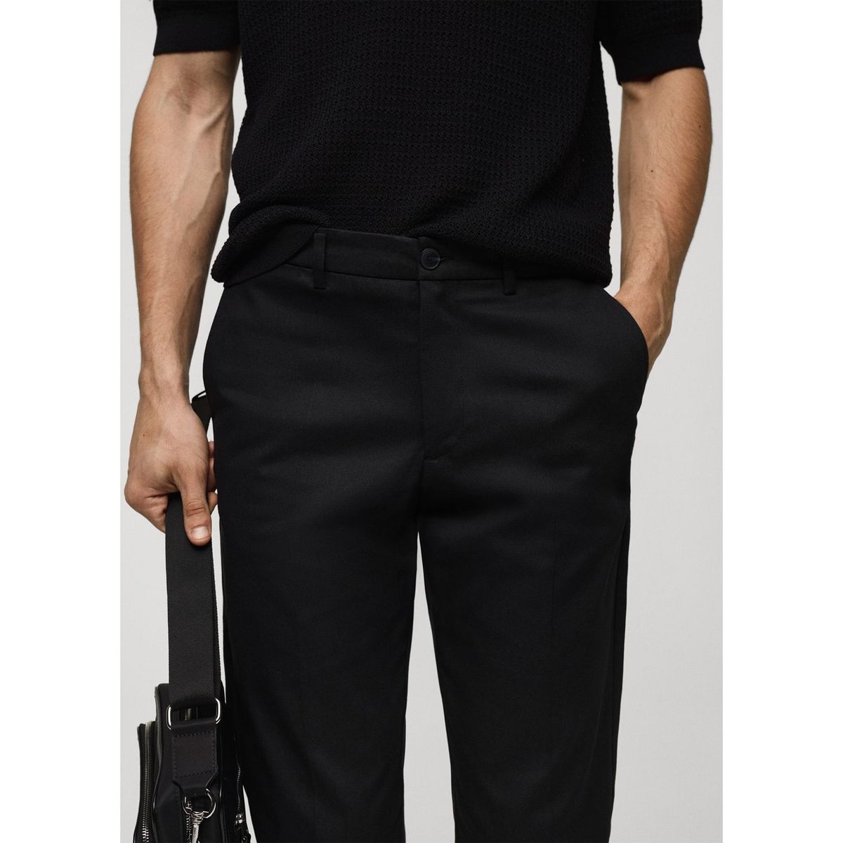 MANGO - Pantalón Algodón Hombre Mango