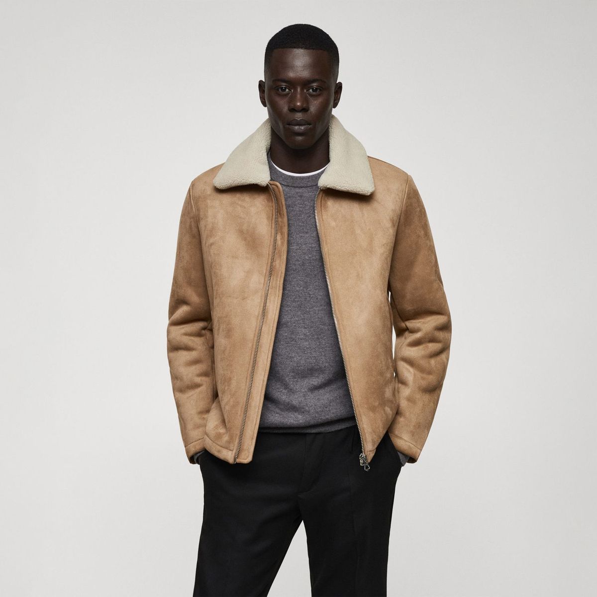 MANGO - Casaca Casual Hombre Mango