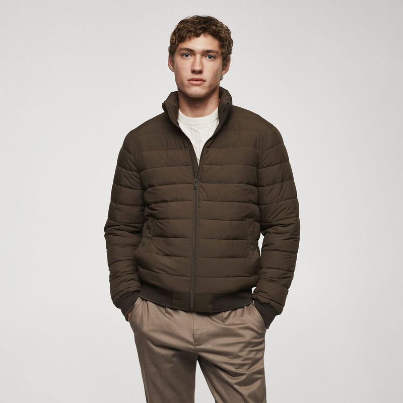 MANGO - Casaca Casual Hombre Mango Repelente Al Agua