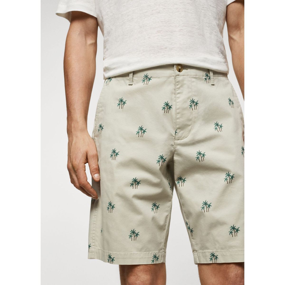 MANGO - Short Algodón Hombre Mango