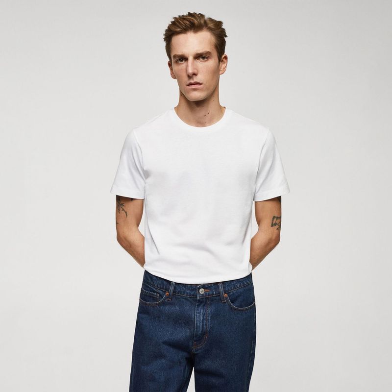 MANGO - Polo 100% Algodón Hombre Mango